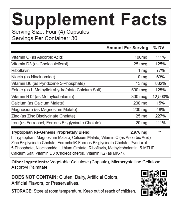 Tryptophan Re-Genesis™ Capsules